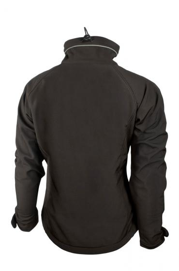 Softshell negra manga larga mujer yagan